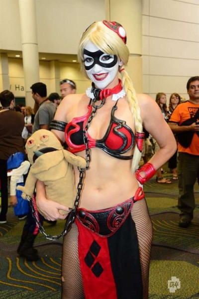 Star Wars - Cosplay - Slave Leia / Harley Quinn cross cosplay
