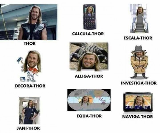 Thor - Fan art - Thor na x spôsobov 