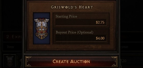 Diablo III - Scéna - Aukcia 