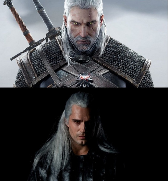 Zaklínač - Herný Geralt vs. ten filmový (Henry Cavill) 