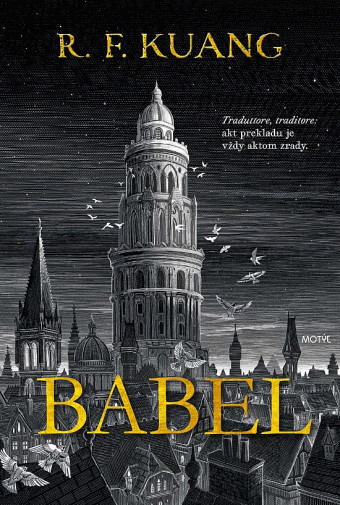 Babel. Prvé slovenské vydanie (Motýľ, 2023). 