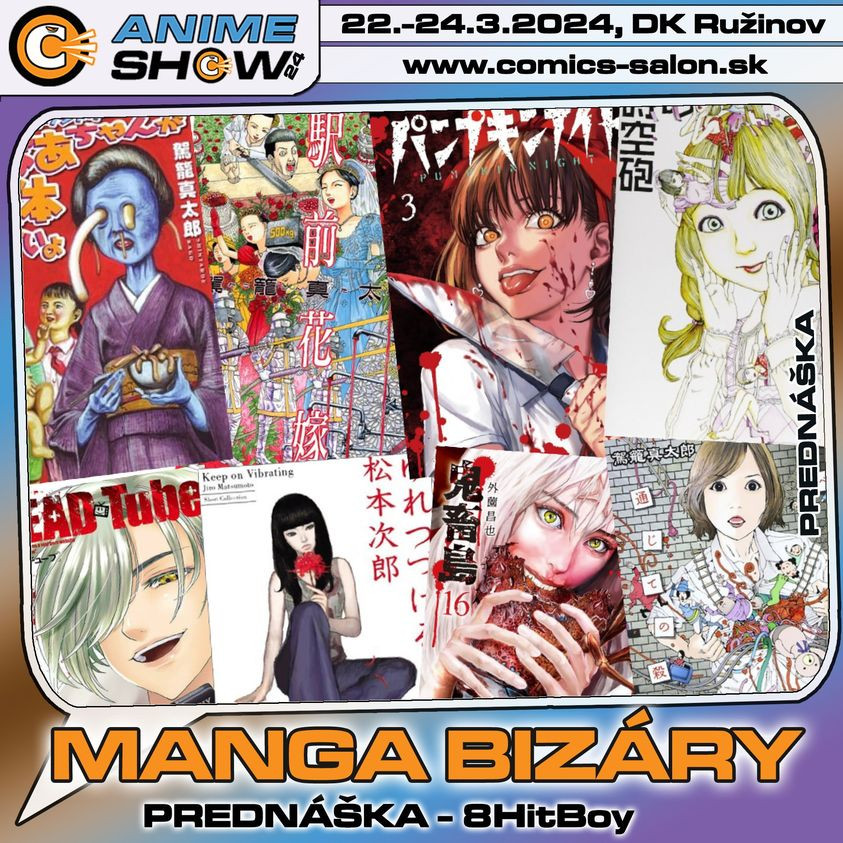 AnimeShow 2024 - Reklamné - Manga bizáry MANGA BIZÁRY