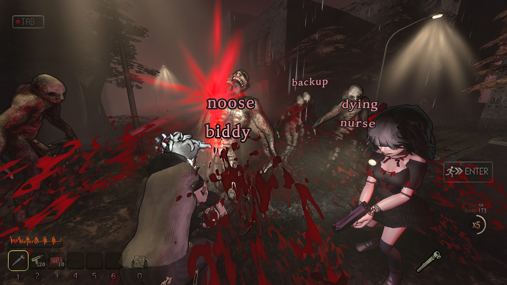 Blood Typers - Scéna - Masovka
