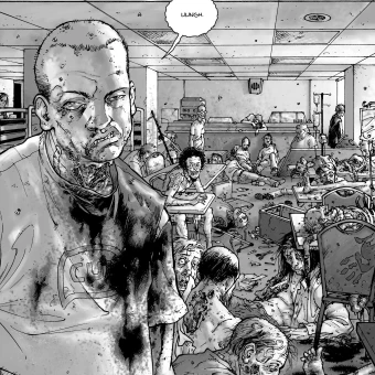 The Walking Dead - scéna z komiksu