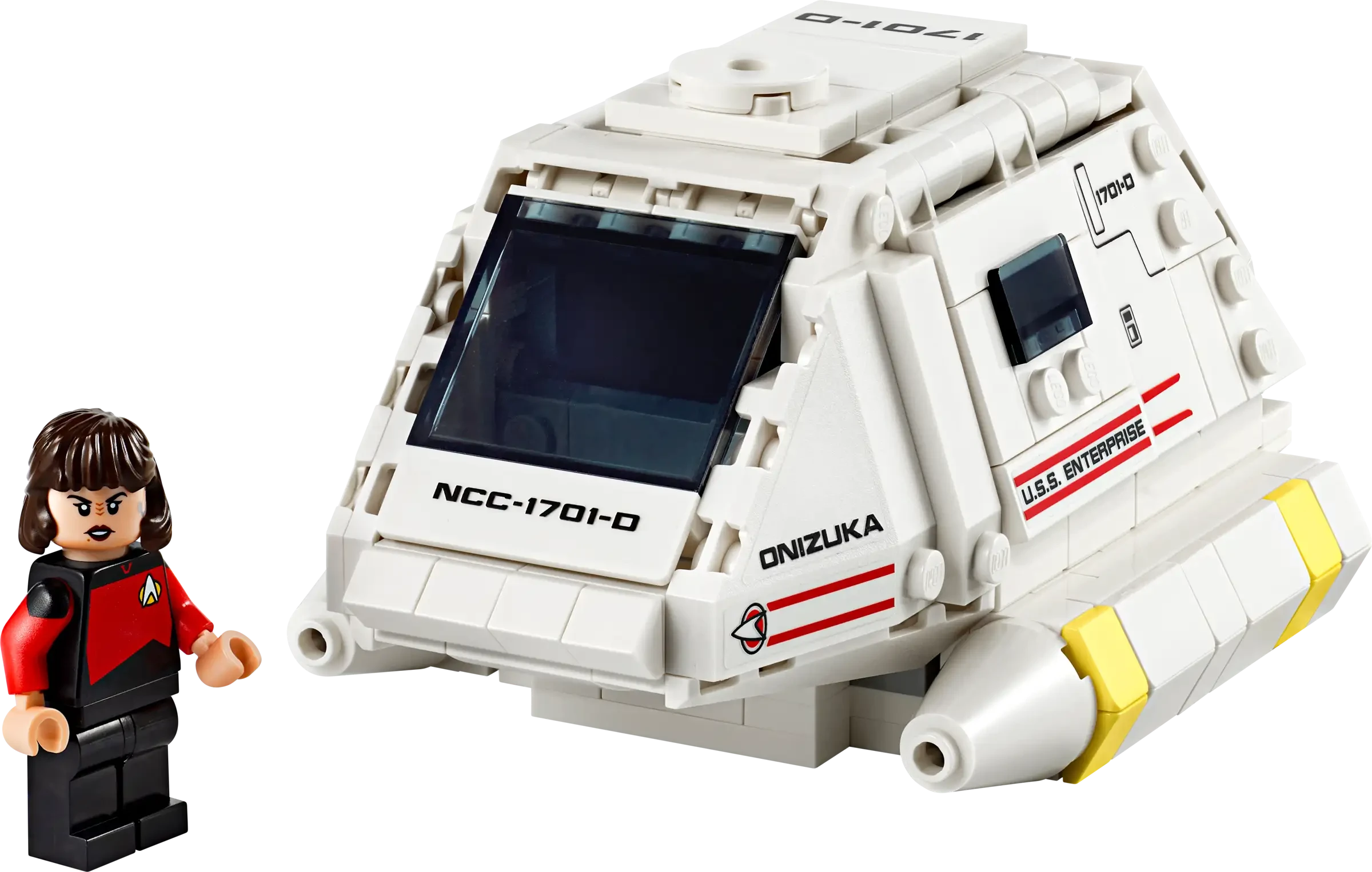 Star Trek: U.S.S. Enterprise NCC-1701-D™ - Reklamné - A ešte je tu exkluzívka - shuttle a figúrka Ro Laren