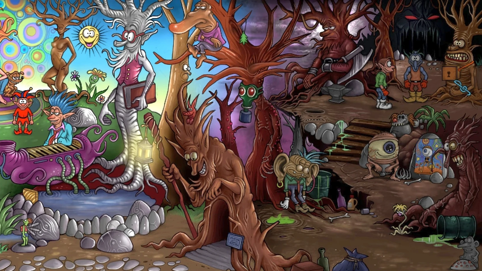 Gobliins 6 - Dve "tváre" lesa