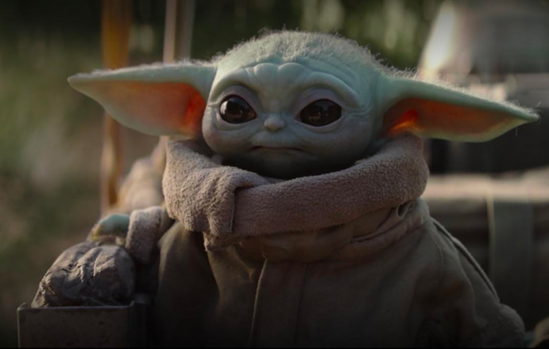 Mandalorian - Scéna - Baby Yoda 