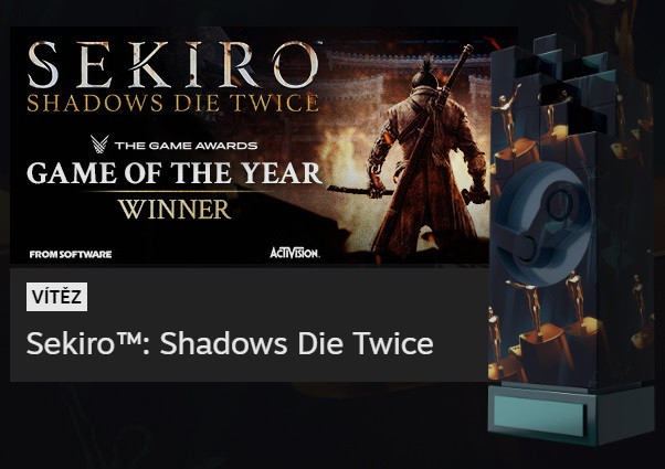 Sekiro: Shadows Die Twice - Steam Awards 