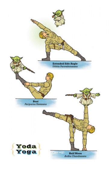 Star Wars - Inšpirované - Yoga Yoda 