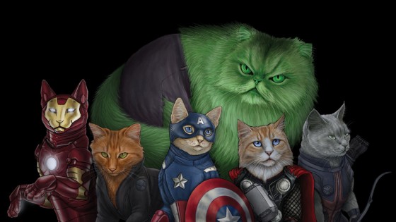 Avengers, The - Fan art - Aveneger Cats 