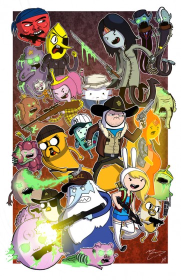 scifi.sk všehochuť - Adventure Time/The Walking Dead 