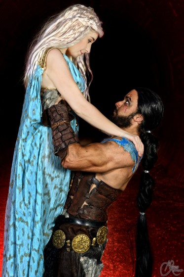 Game of Thrones - Cosplay - Khaleesi a Khal Drogo 