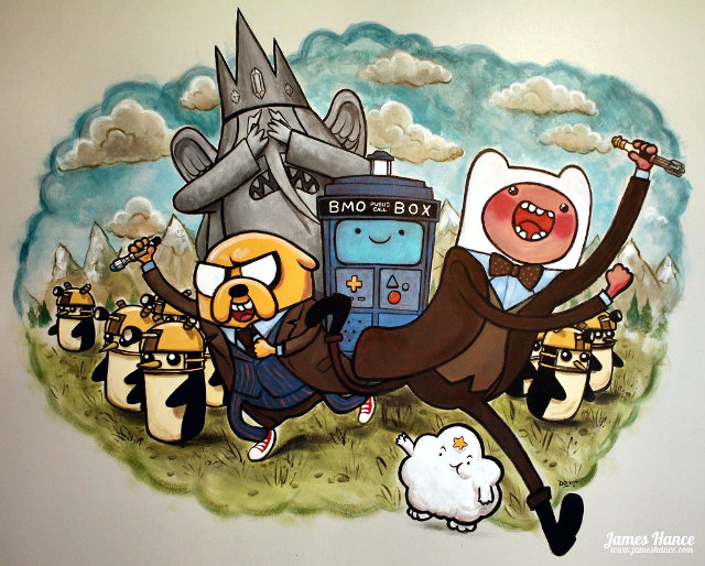 Doctor Who - Inšpirované - Adventure Timey-wimey 