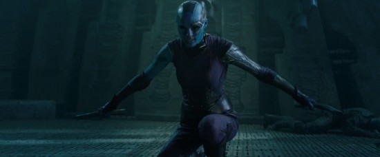 Guardians of the Galaxy - Scéna - New Look At Karen Gillan As Nebula In ‘Guardians of the Galaxy’ 