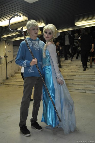 AnimeShow / Game Expo 2014 - Cosplay - Jack Frost a Elsa 
