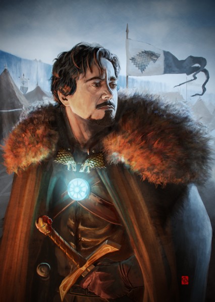 Game of Thrones - Fan art - Tony Stark of Winterfell 