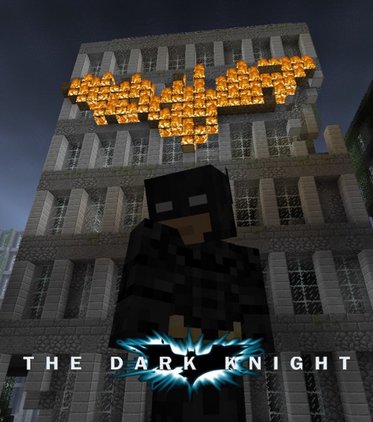 Dark Knight, The - Inšpirované - Minecraft poster 