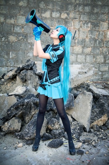 Cosplay na scifi.sk - Cosplay - Vocaloid - Hacune Miku 