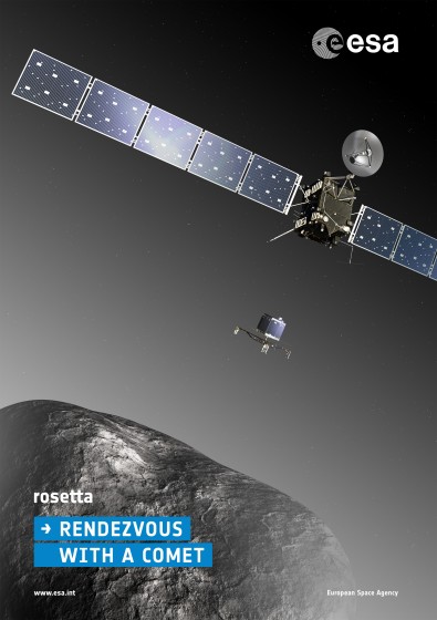 Poster - Rosetta - Pristánie na kométe