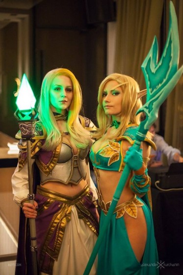 Warcraft - Cosplay - Jaina a Blood Elfka 