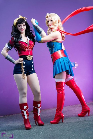 Cosplay na scifi.sk - Cosplay - Supergirl and WonderWoman 