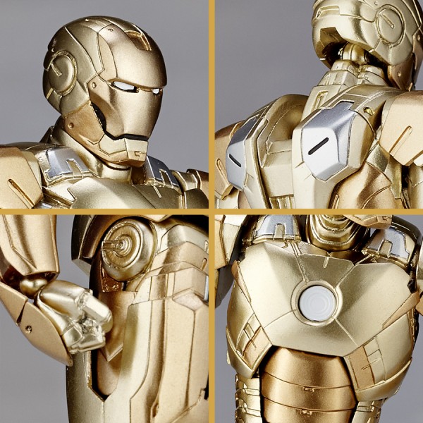 Iron Man -  - Revoltech Iron Man Mark 21 Midas Armor - The Toyark - News 