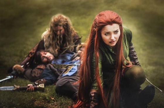 Hobbit: The Battle of the Five Armies, The - Cosplay - Tauriel, Fili a Kili 