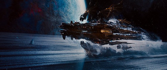 Jupiter Ascending - Scéna - Vesmírna loď Abrasaxových 