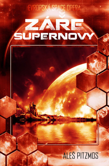 Záře supernovy - Plagát - cover art 