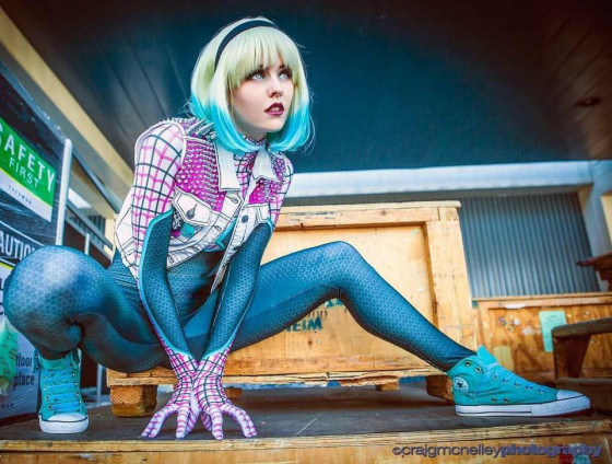 Spider-Man - Cosplay - Maid of Might Cosplay - Punk Spider Gwen 08 