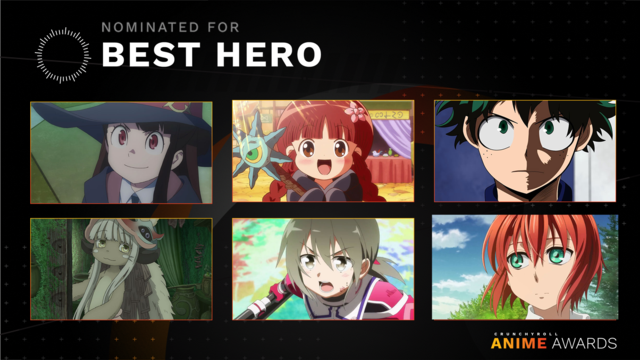 Crunchyroll Anime Awards 2018 - Best Hero 