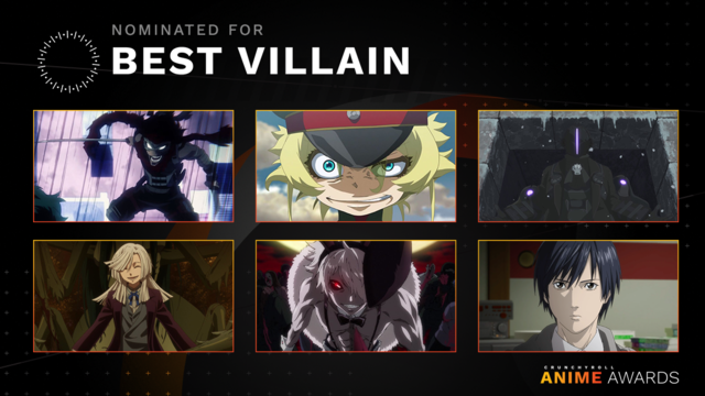 Crunchyroll Anime Awards 2018 - Best Villain 
