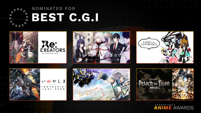 Crunchyroll Anime Awards 2018 - Best C.G.I. 