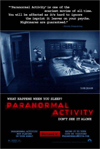 Paranormálna aktivita - Plagát 