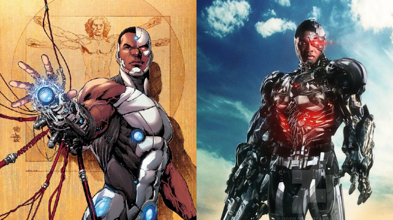 DC Comics - komiksový a filmový Cyborg 