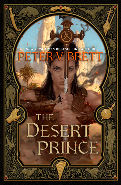 The Desert Prince. Obálka prvého vydania (HarperVoyager, 2021). 