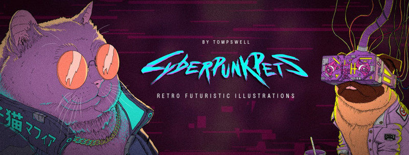 Poster - Rozhovor s umelcom Cyberpunkpets