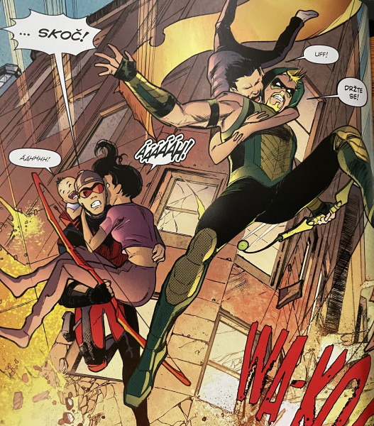 Green Arrow: Smrtící hlas lidu - Scéna - Jump! Jump!