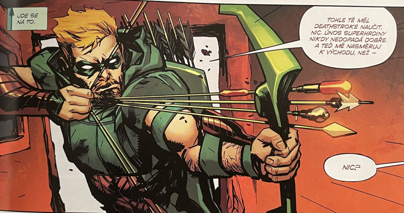 Green Arrow: Konec Cesty - Scéna - Namieriť a vystreliť Namieriť a vystreliť