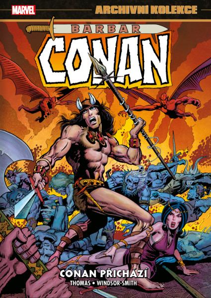 Archivní kolekce Barbar Conan 1 - Conan přichází - Obálka - Obálka prvého českého vydania Obálka prvého českého vydania