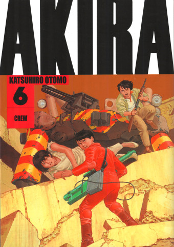 AKIRA #6. Obálka prvého českého vydania (Crew, 2023). 