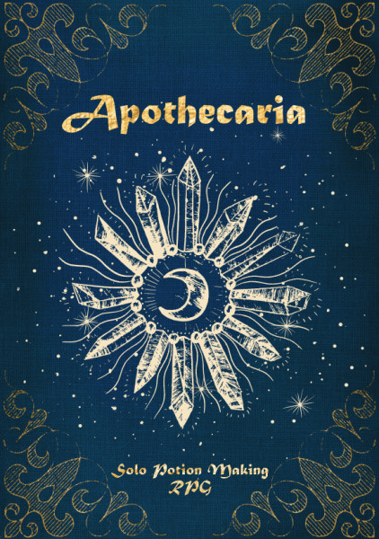 Apothecaria - Sólo Denníkové RPG - Obálka - Plagát 