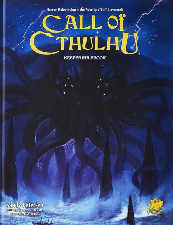 Volanie Cthulhu RPG (7. edícia) - Obálka - Chaosium, 2016 