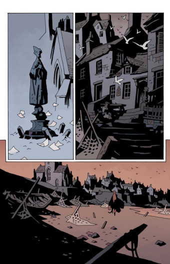 Hellboy: The Crooked Man - Koncept - Ukážka z pôvodného komiksu 2 