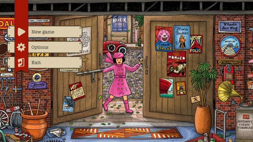 Labyrinth City: Pierre the Maze Detective - Scéna - Labyrinth City: Pierre the Maze Detective herné menu