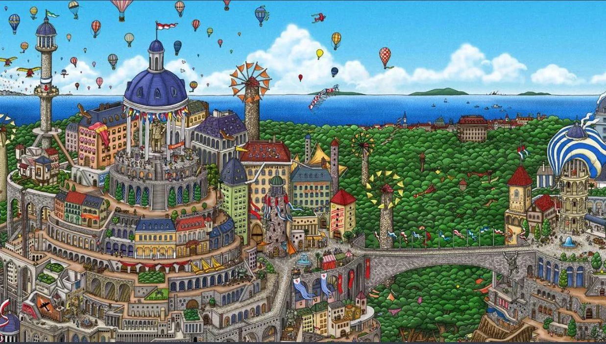Labyrinth City: Pierre the Maze Detective - Scéna - Labyrinth City: Pierre the Maze Detective Balón City