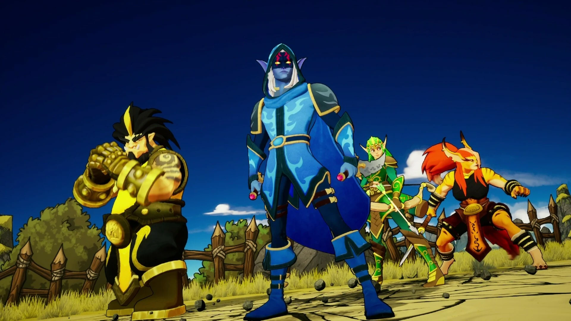 Heroes of Mount Dragon - Scéna - Heroes of Mount Dragon geroji a gerojky