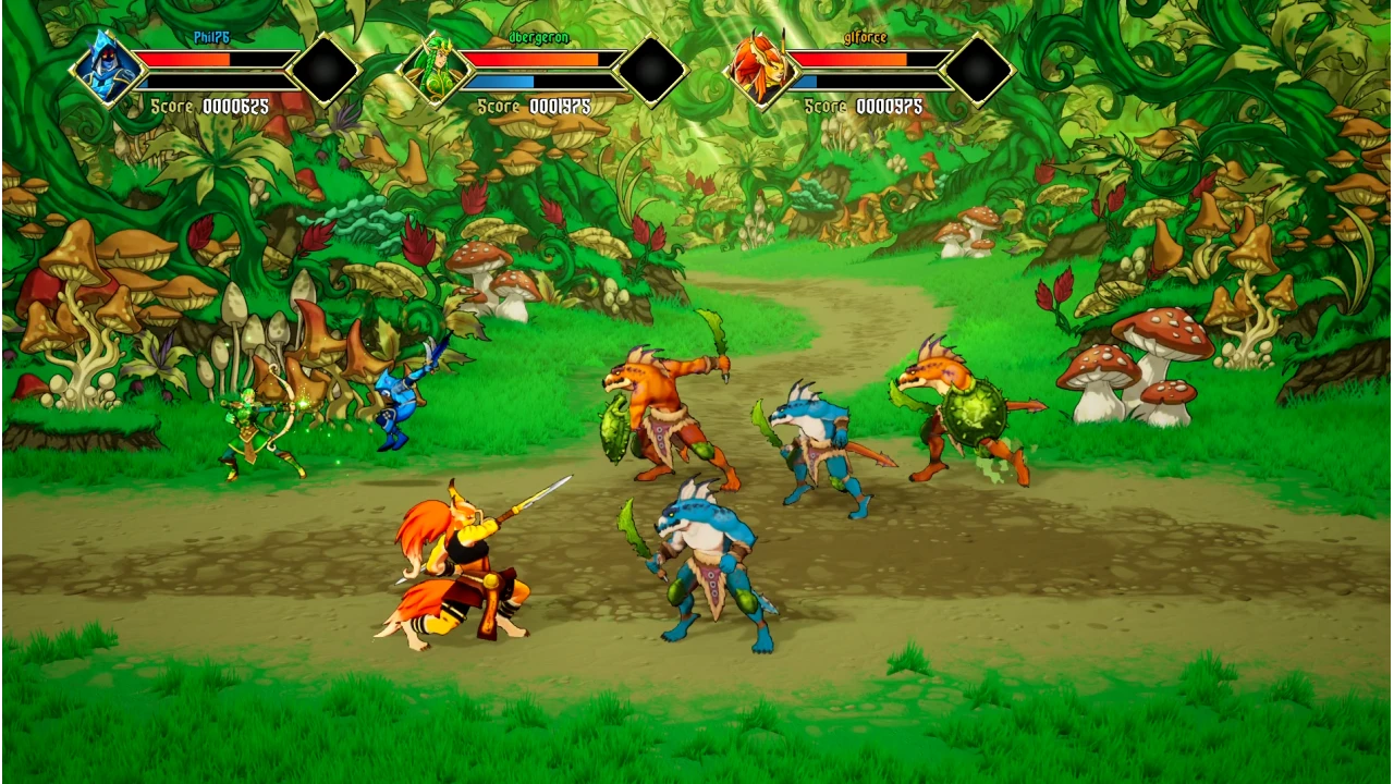 Heroes of Mount Dragon - Scéna - Heroes of Mount Dragon lizardmeni
