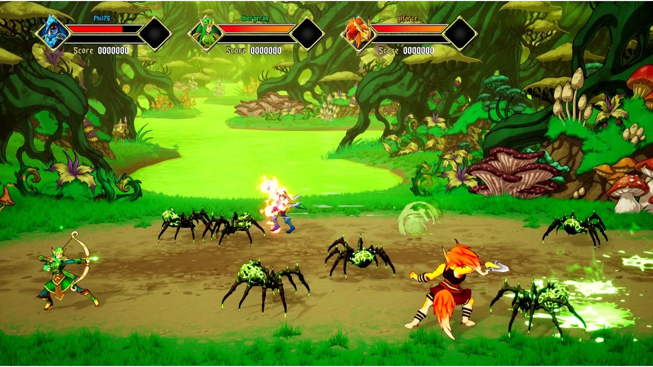 Heroes of Mount Dragon - Scéna - Heroes of Mount Dragon spidermeni