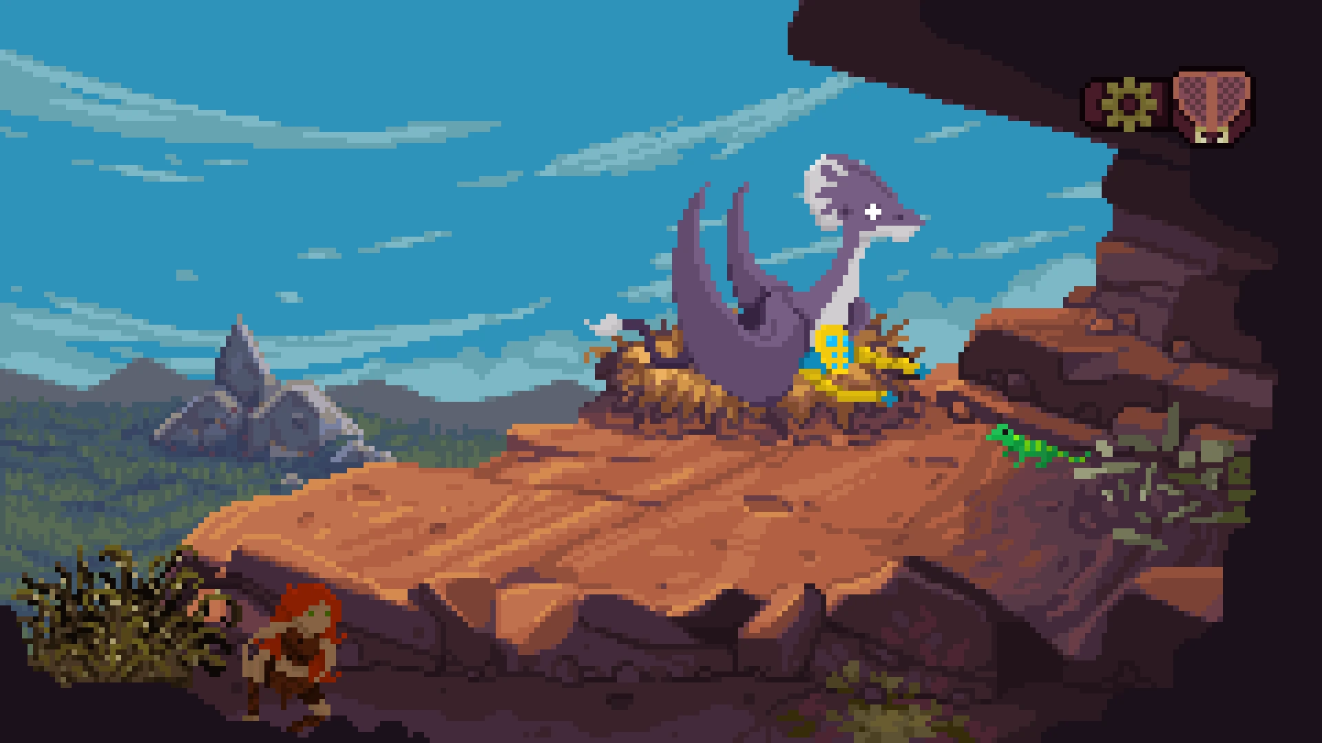 Theropods - Scéna - Ani to, že ste vesmírny robot vás neochráni pred útokom pterodaktyla 